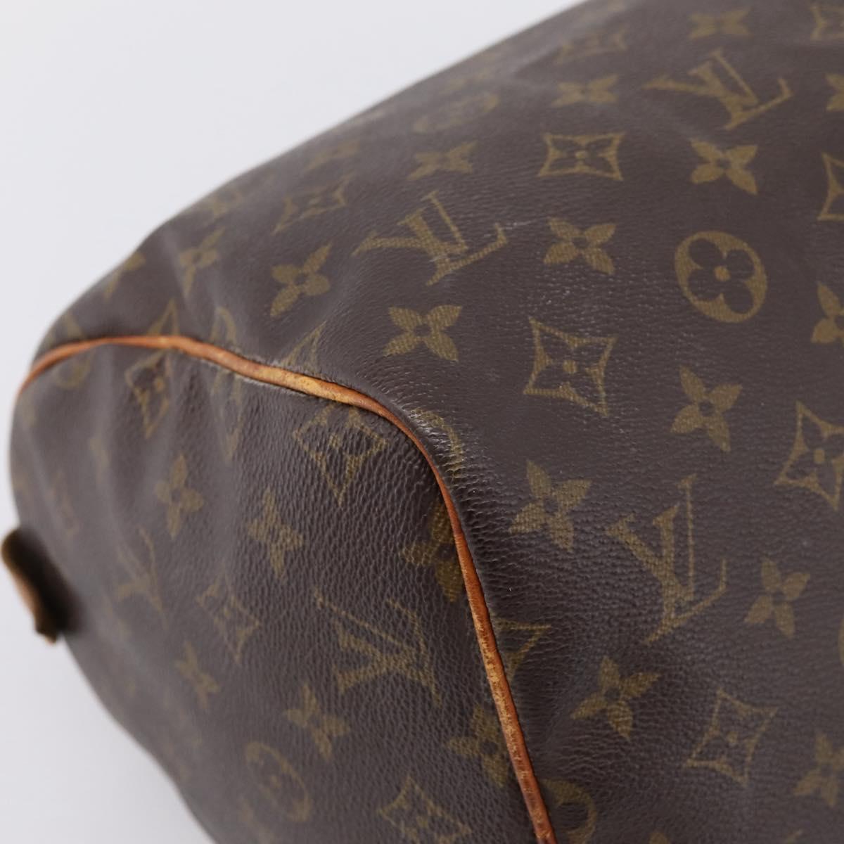 LOUIS VUITTON Monogram Speedy 30 Hand Bag M41526 LV Auth 205139