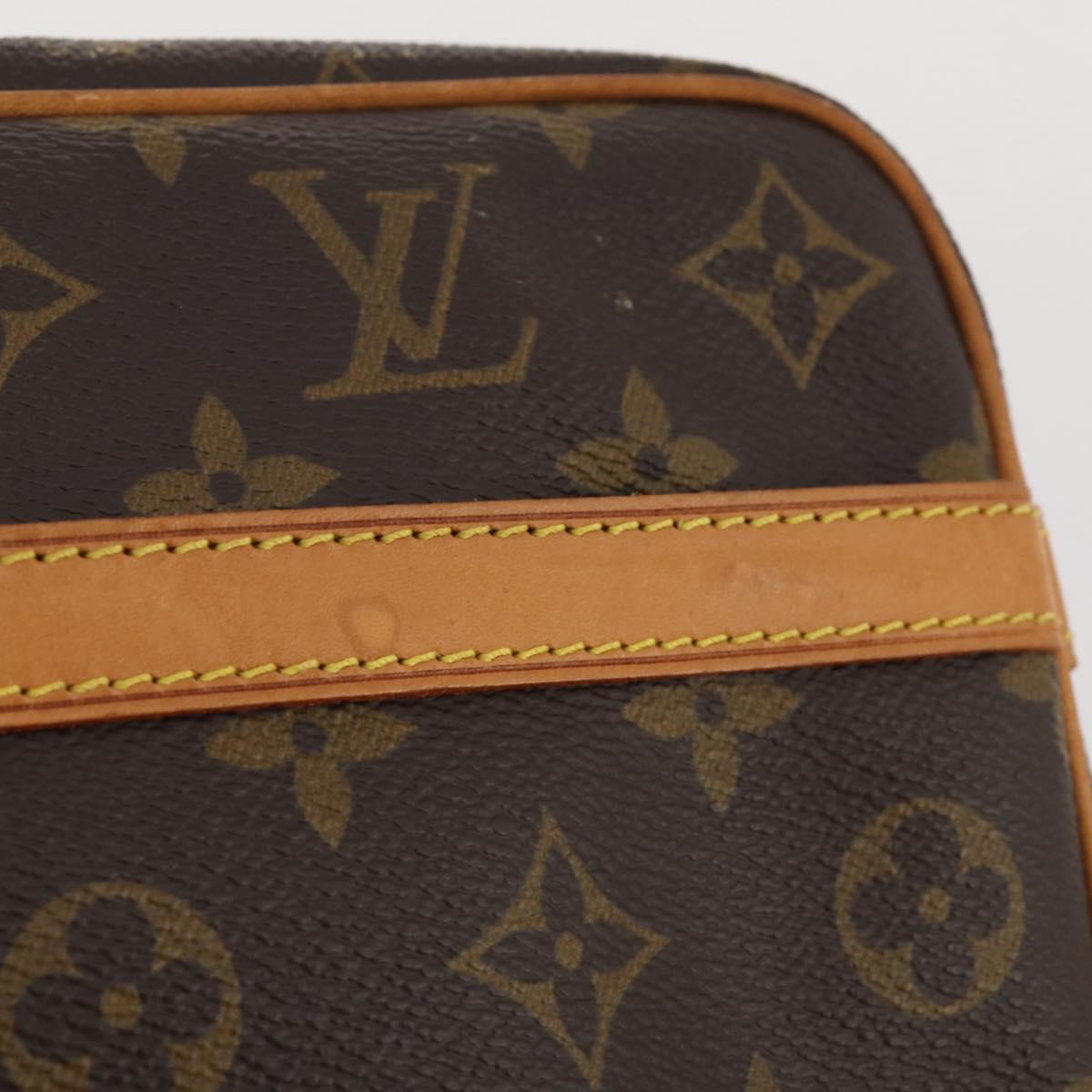 LOUIS VUITTON Monogram Compiegne 28 Clutch Bag M51845 LV Auth 205143A