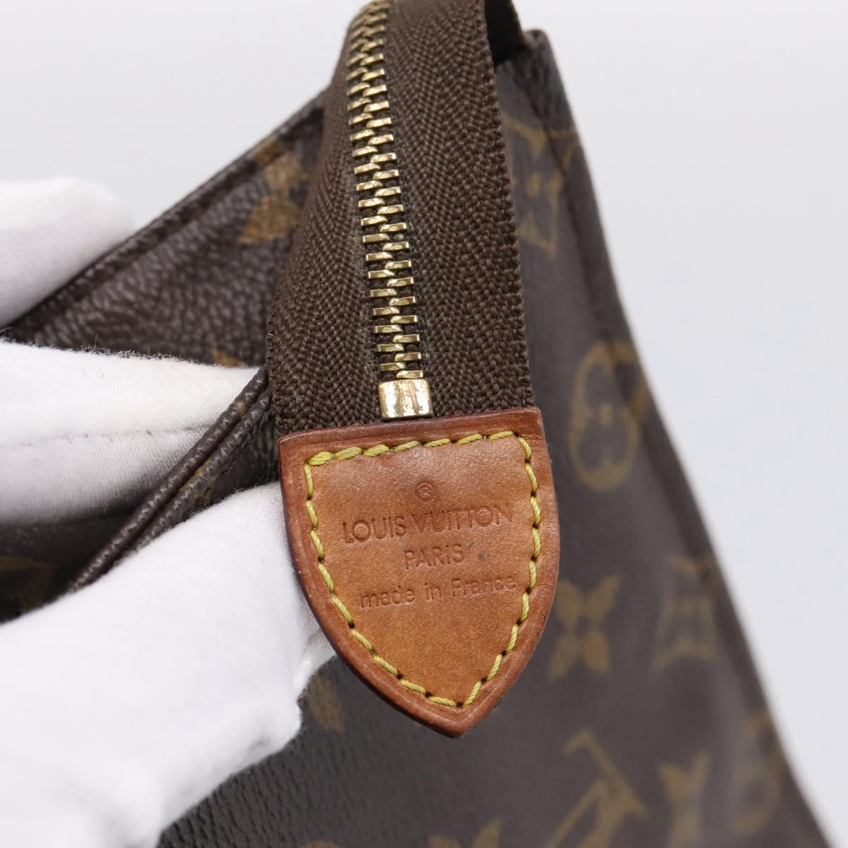 LOUIS VUITTON Monogram Poche Toilette 19 Pouch M47544 LV Auth 205157