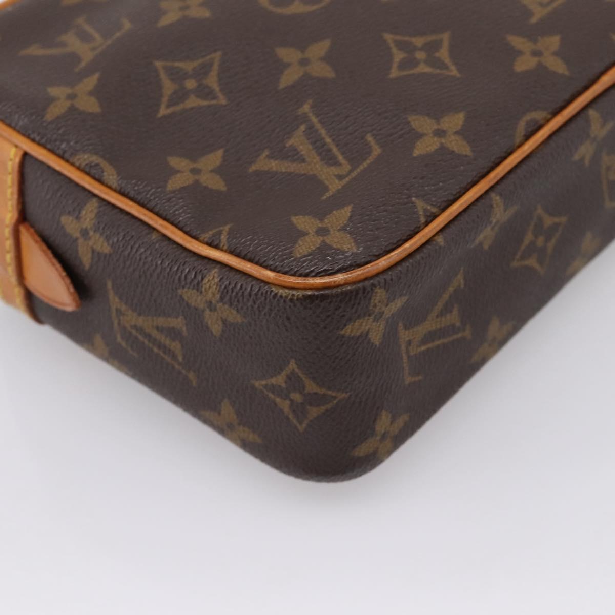 LOUIS VUITTON Monogram Compiegne 23 Clutch Bag M51847 LV Auth 205162