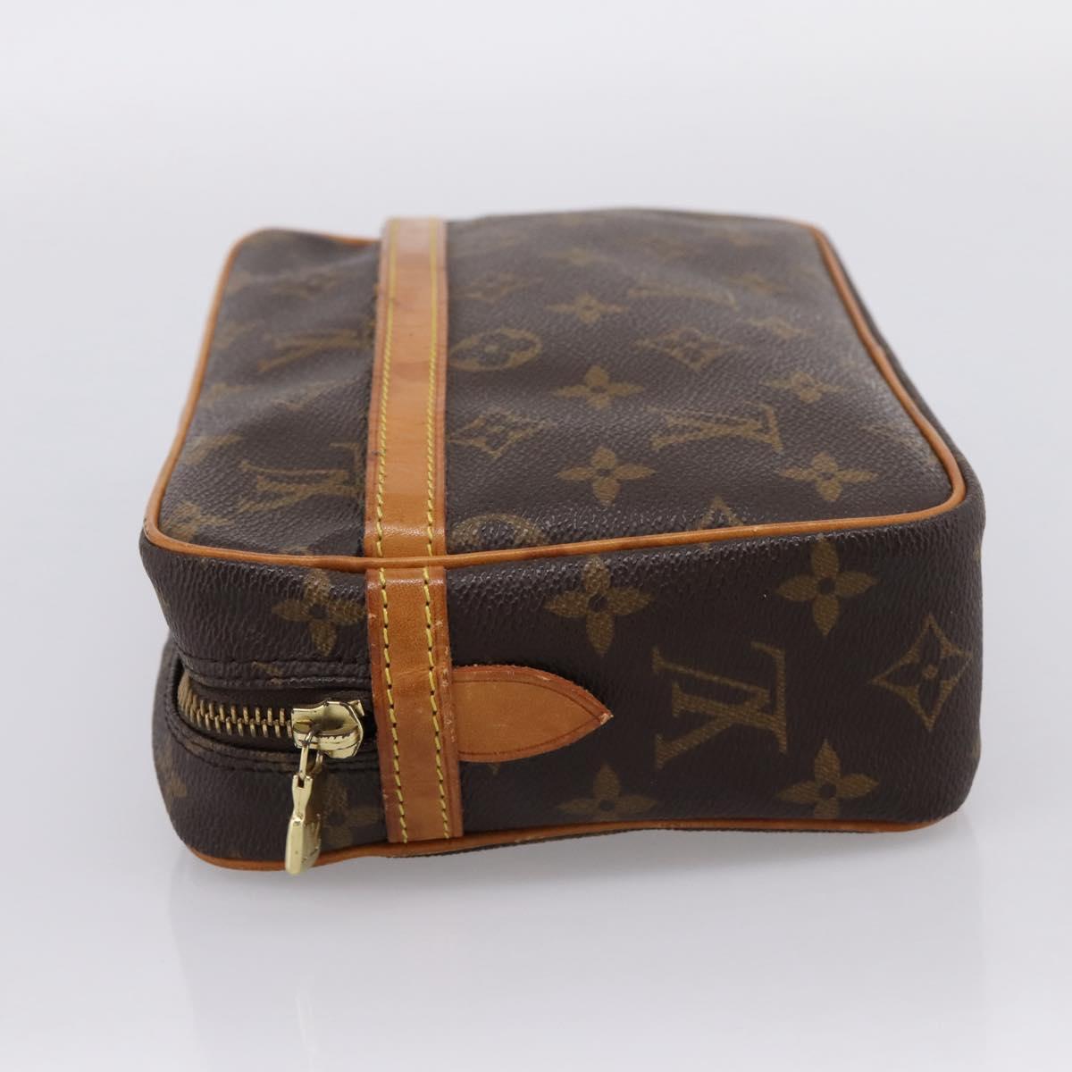 LOUIS VUITTON Monogram Compiegne 23 Clutch Bag M51847 LV Auth 205162