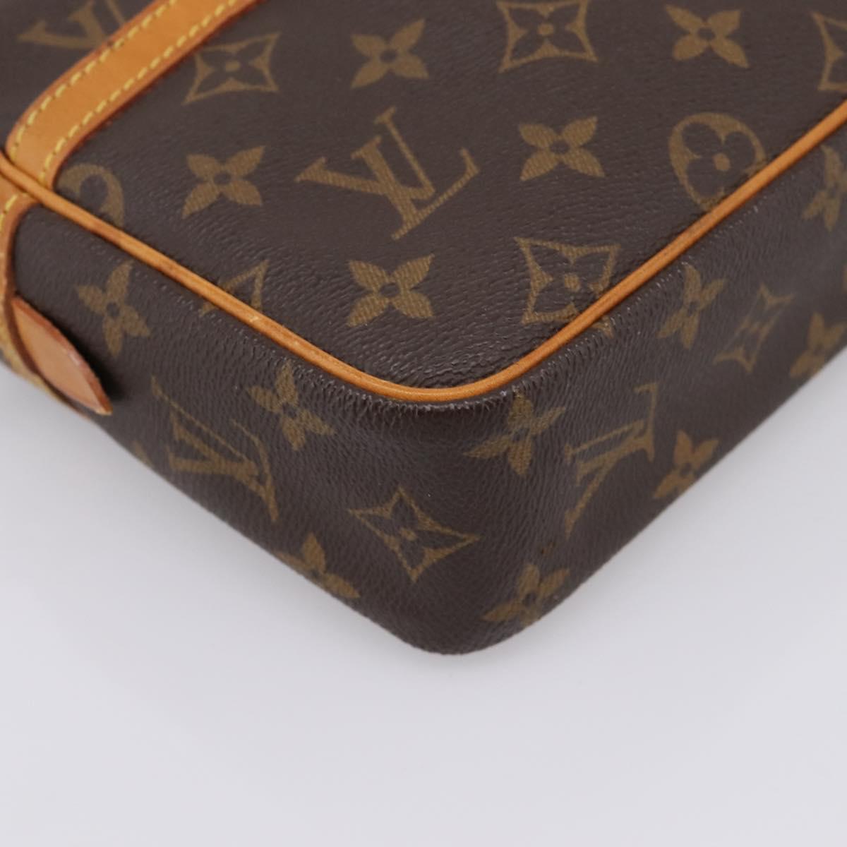 LOUIS VUITTON Monogram Compiegne 23 Clutch Bag M51847 LV Auth 205162
