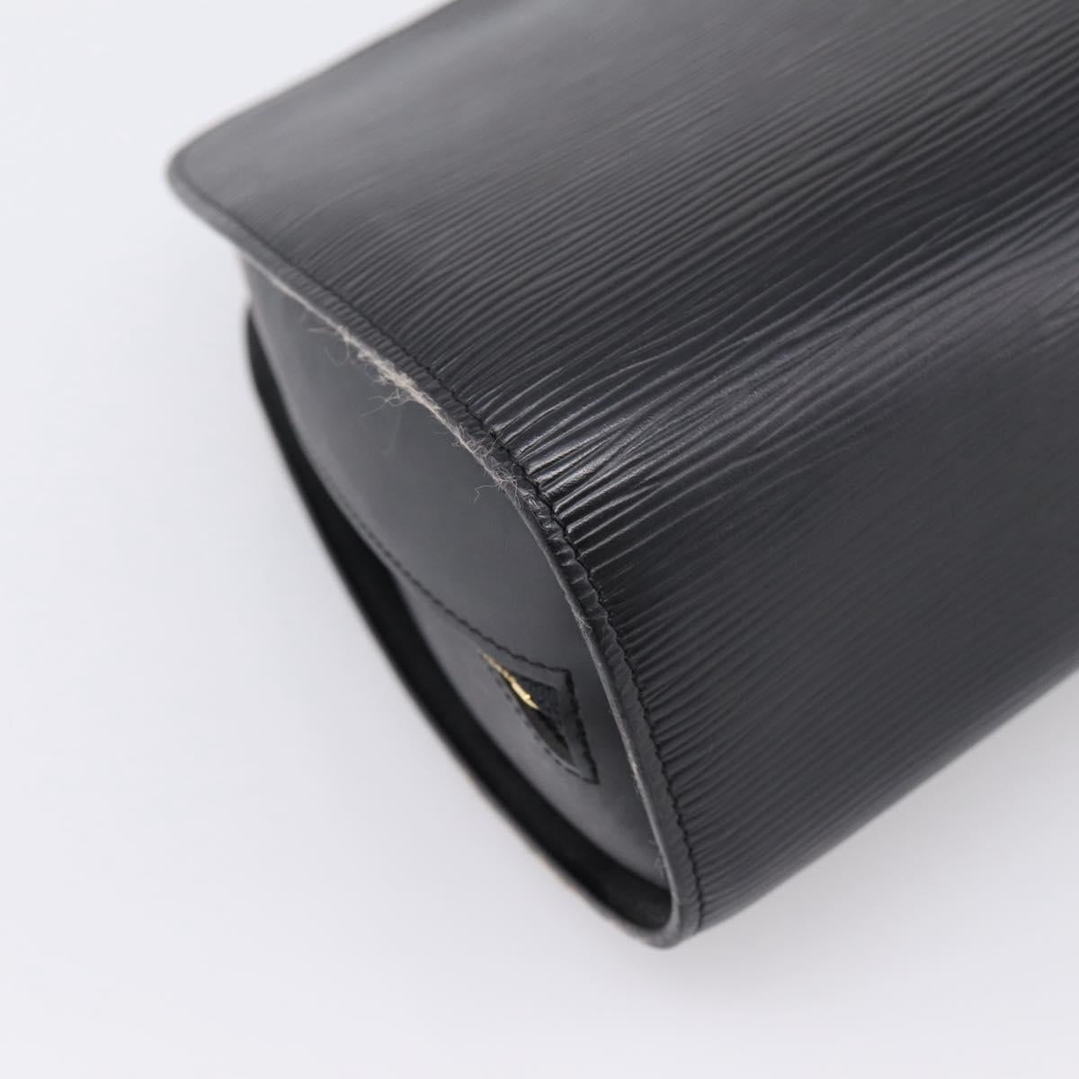 LOUIS VUITTON Epi Dauphine GM Cosmetic Pouch Black M48432 LV Auth 205168