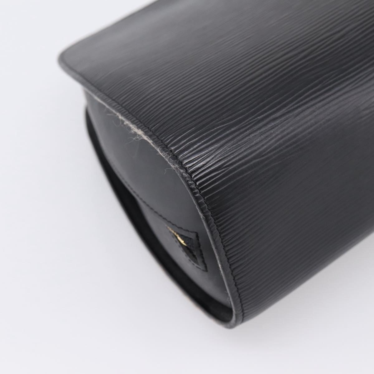 LOUIS VUITTON Epi Dauphine GM Cosmetic Pouch Black M48432 LV Auth 205168