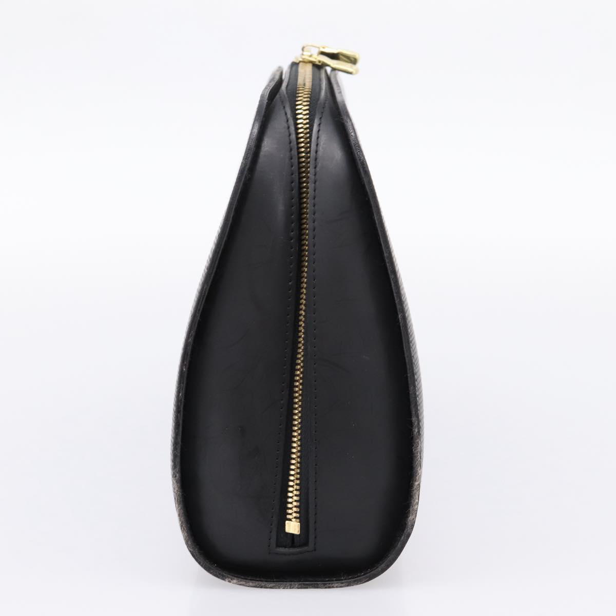 LOUIS VUITTON Epi Dauphine GM Cosmetic Pouch Black M48432 LV Auth 205168