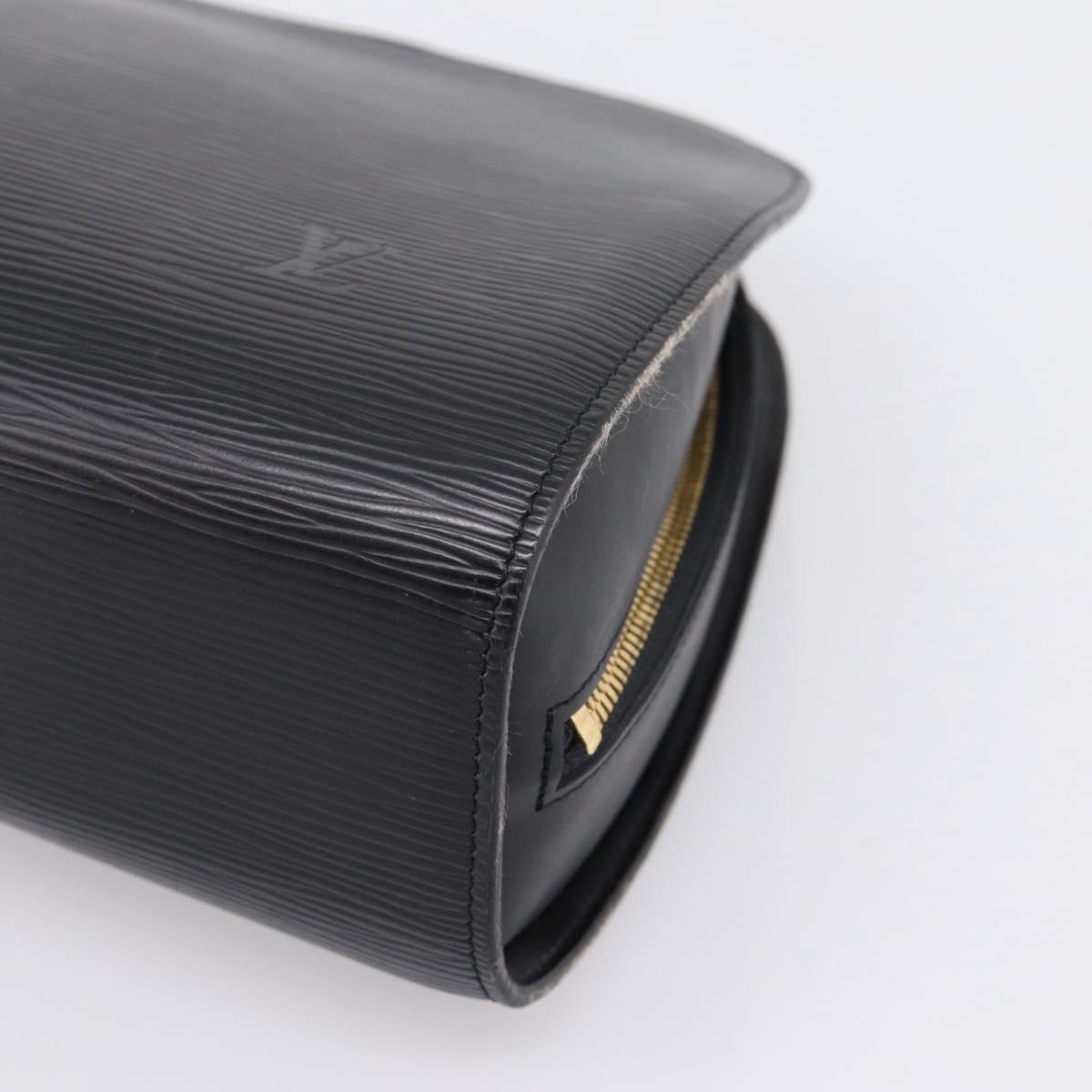 LOUIS VUITTON Epi Dauphine GM Cosmetic Pouch Black M48432 LV Auth 205168