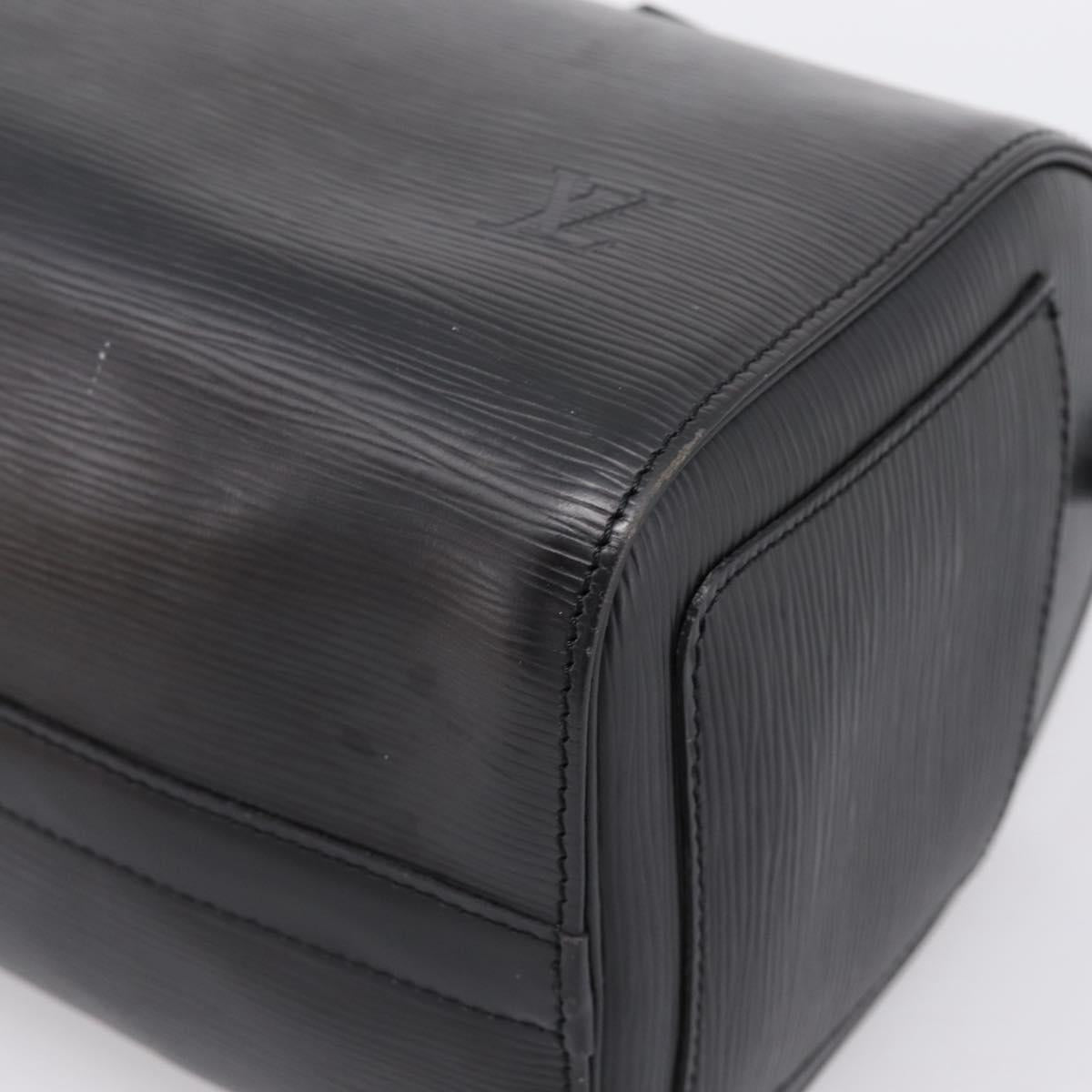 LOUIS VUITTON Epi Speedy 25 Hand Bag Black M59042 LV Auth 205171V