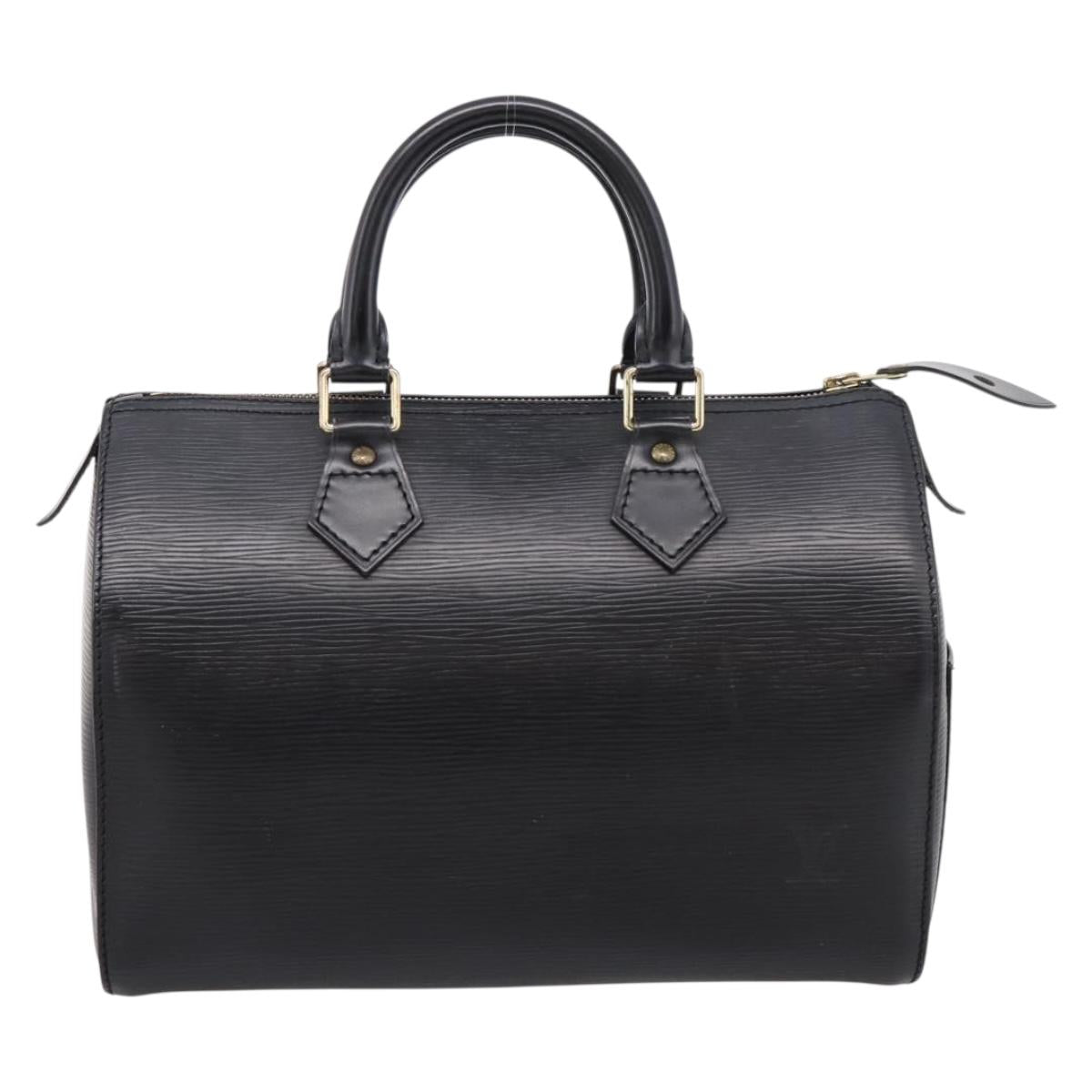 LOUIS VUITTON Epi Speedy 25 Hand Bag Black M59042 LV Auth 205171V
