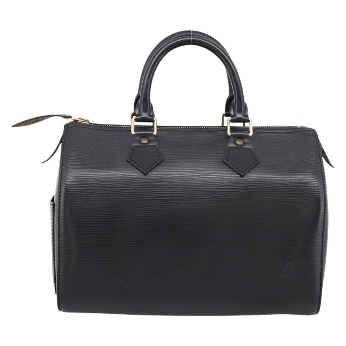 LOUIS VUITTON Epi Speedy 25 Hand Bag Black M59042 LV Auth 205171V