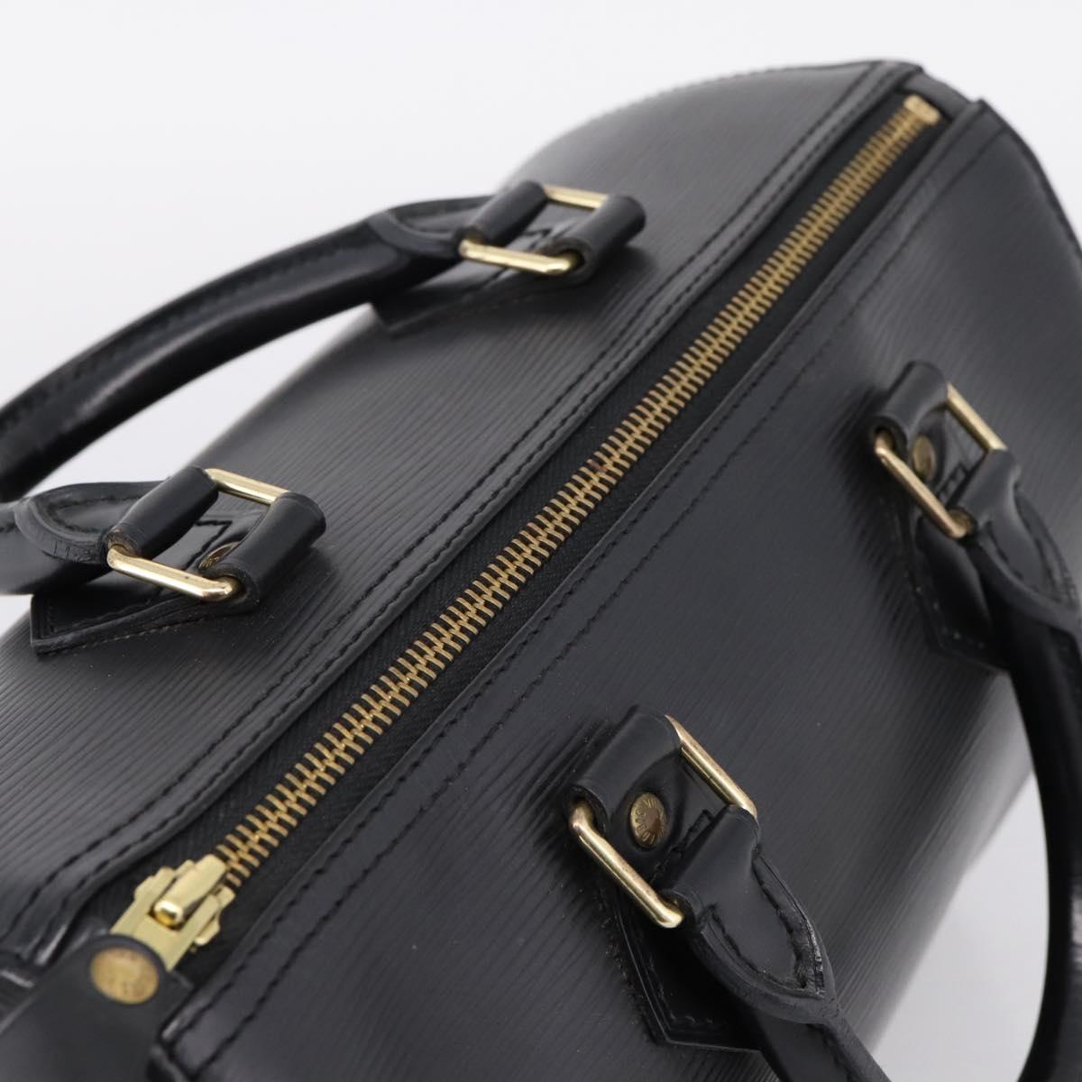 LOUIS VUITTON Epi Speedy 25 Hand Bag Black M59042 LV Auth 205171V