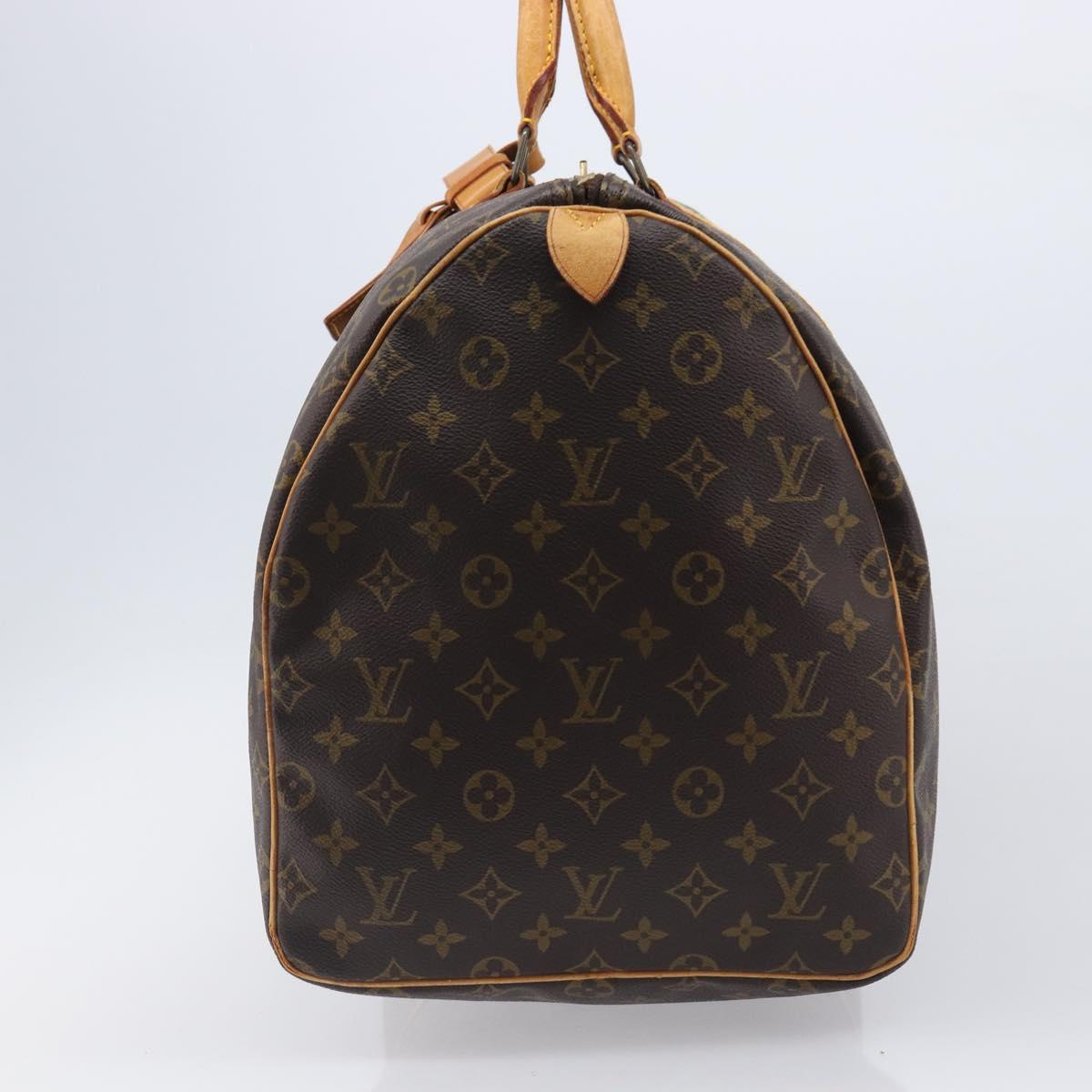 LOUIS VUITTON Monogram Keepall 55 Boston Bag M41424 LV Auth 205172