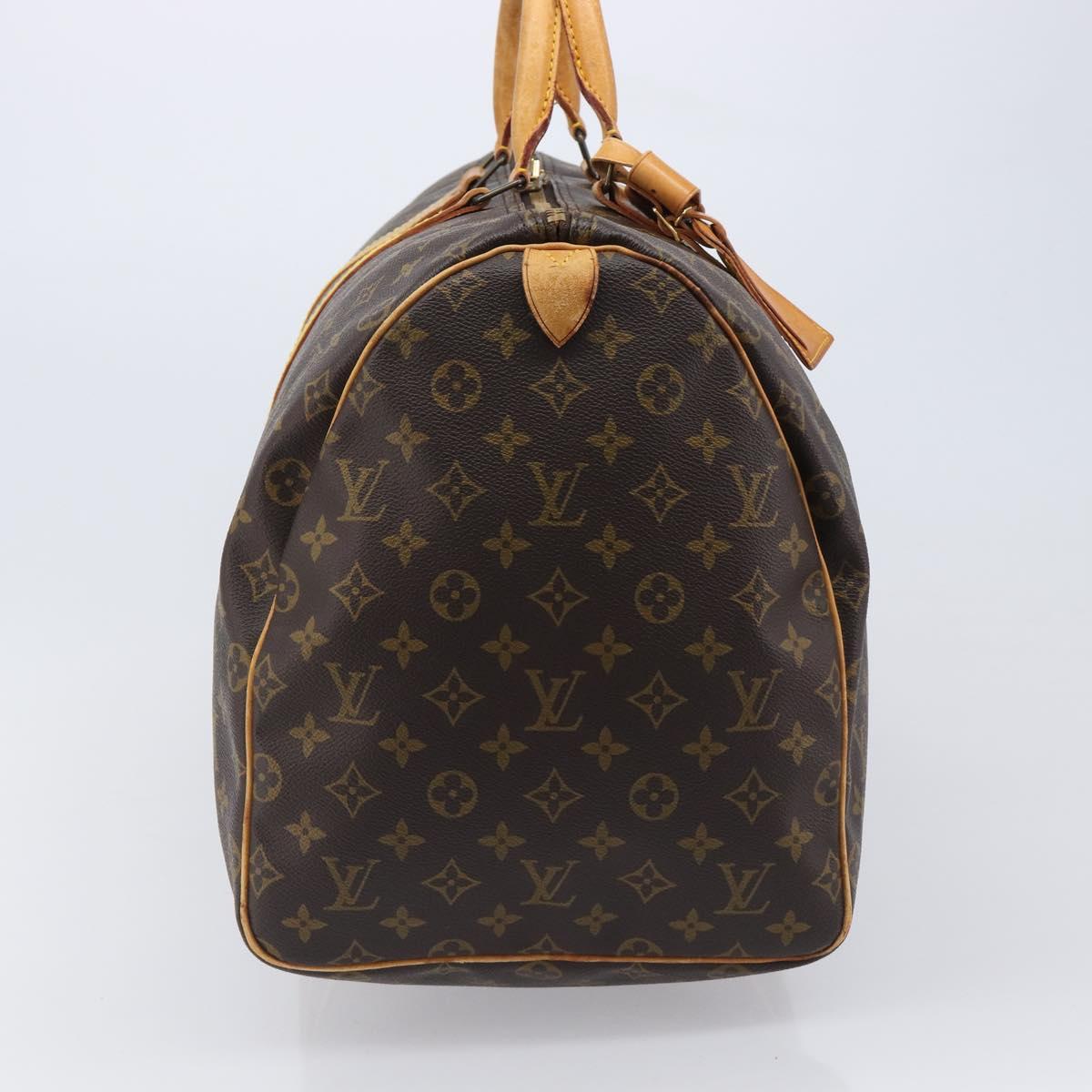 LOUIS VUITTON Monogram Keepall 55 Boston Bag M41424 LV Auth 205172