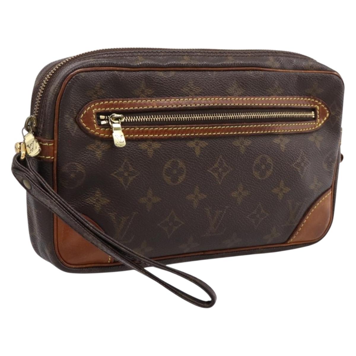 LOUIS VUITTON Monogram Marly Dragonne GM Clutch Bag M51825 LV Auth 205182A