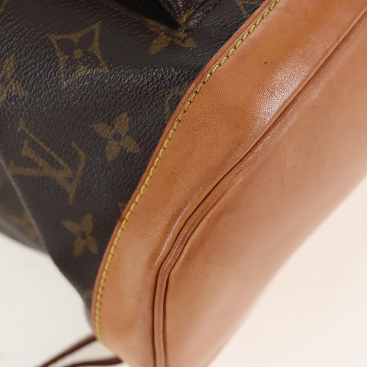 LOUIS VUITTON Monogram Montsouris GM Backpack M51135 LV Auth 205184V