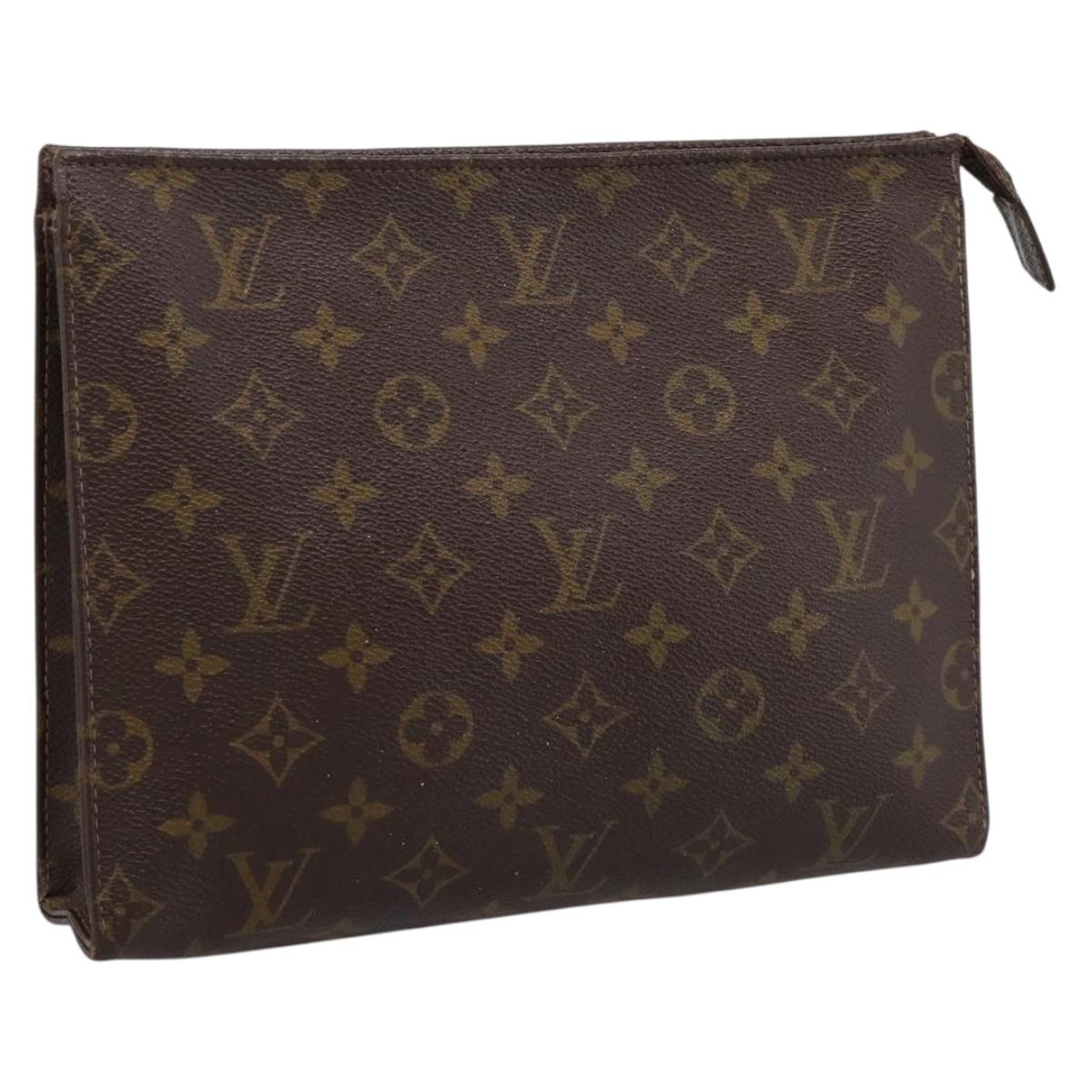 LOUIS VUITTON Monogram Poche Toilette 26 Pouch M47542 LV Auth 205185