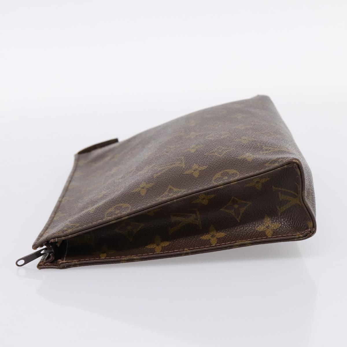 LOUIS VUITTON Monogram Poche Toilette 26 Pouch M47542 LV Auth 205185