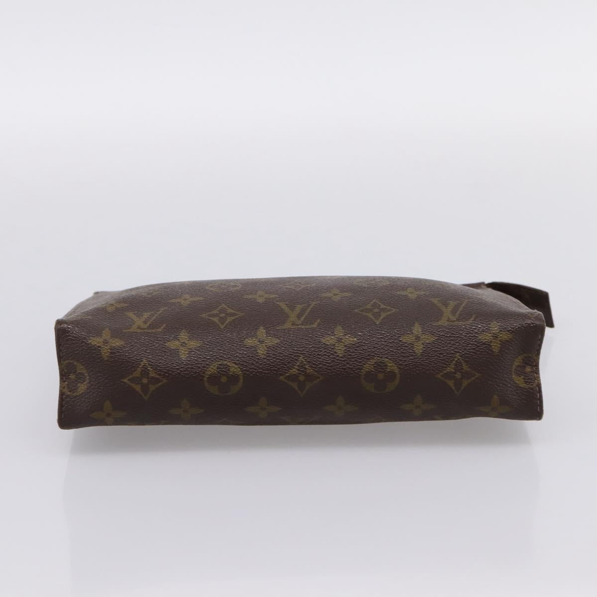 LOUIS VUITTON Monogram Poche Toilette 26 Pouch M47542 LV Auth 205185