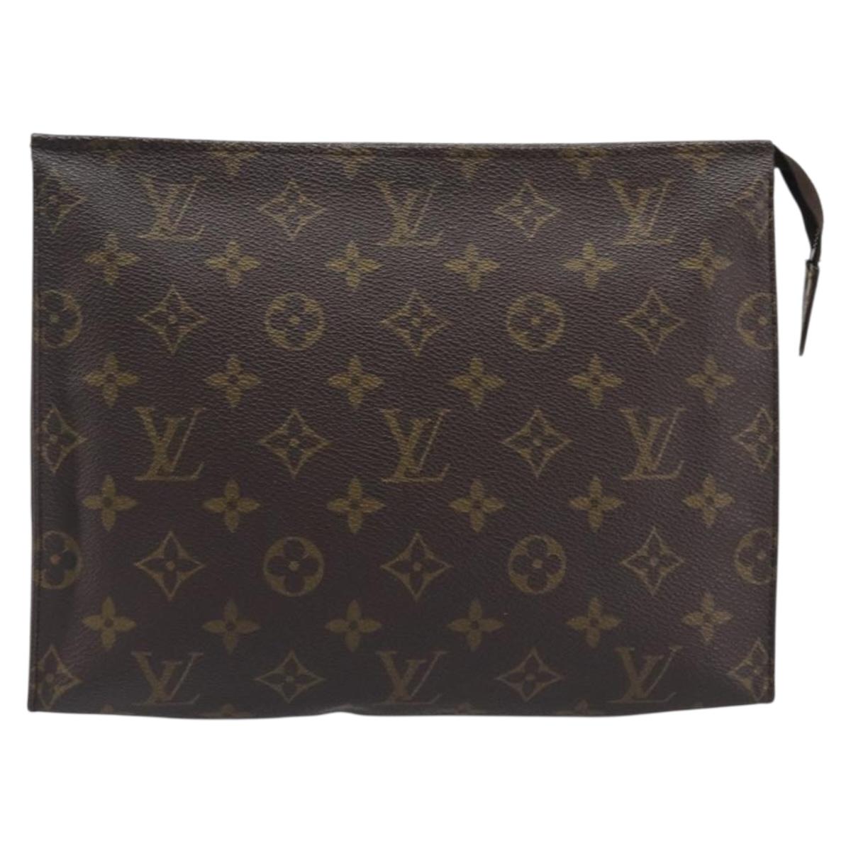 LOUIS VUITTON Monogram Poche Toilette 26 Pouch M47542 LV Auth 205196A