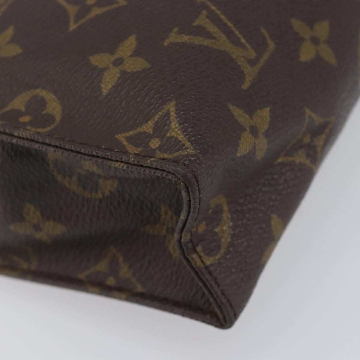LOUIS VUITTON Monogram Poche Toilette 26 Pouch M47542 LV Auth 205196A
