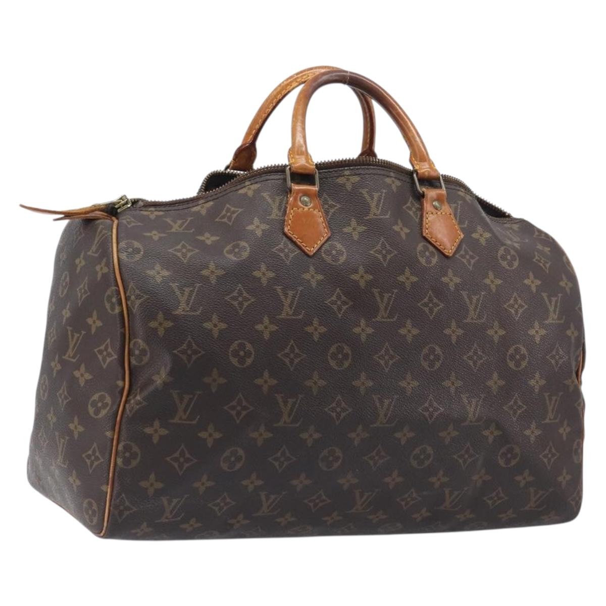 LOUIS VUITTON Monogram Speedy 40 Hand Bag M41522 LV Auth 205216