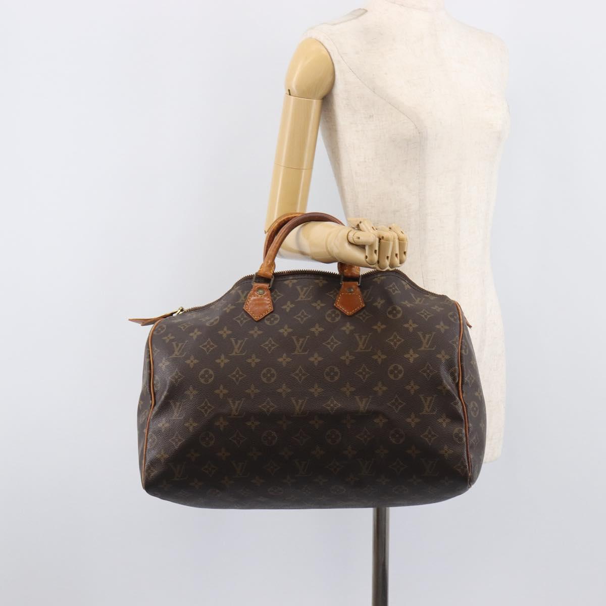 LOUIS VUITTON Monogram Speedy 40 Hand Bag M41522 LV Auth 205216