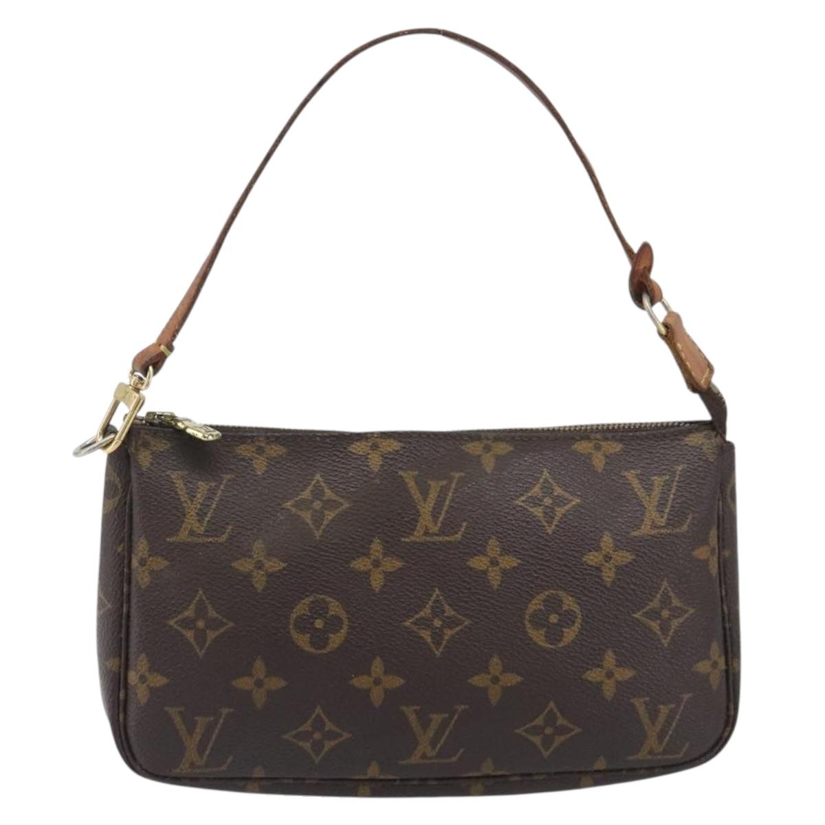 LOUIS VUITTON Monogram Pochette Accessoires Pouch M51980 LV Auth 205230