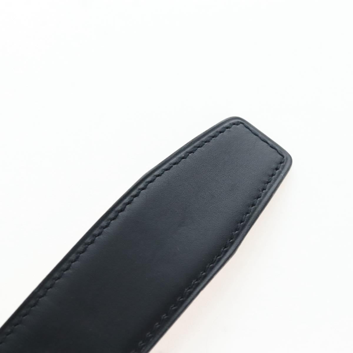 HERMES Constance H belt Belt Leather 65 Black Auth 205267M