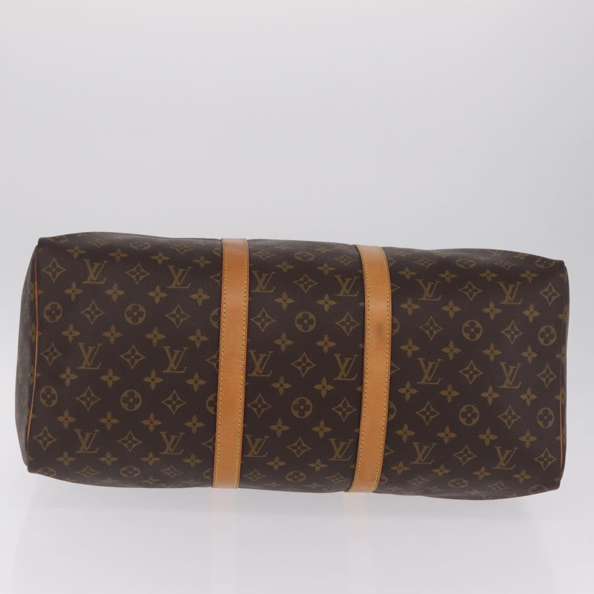 LOUIS VUITTON Monogram Keepall 50 Boston Bag M41426 LV Auth 205273V