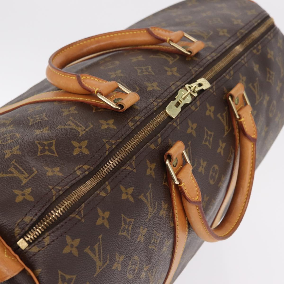 LOUIS VUITTON Monogram Keepall 50 Boston Bag M41426 LV Auth 205273V