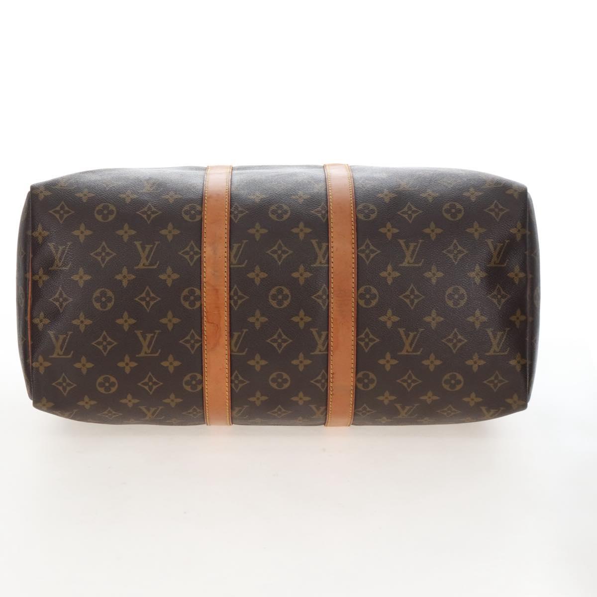 LOUIS VUITTON Monogram Keepall 45 Boston Bag M41428 LV Auth 205274V