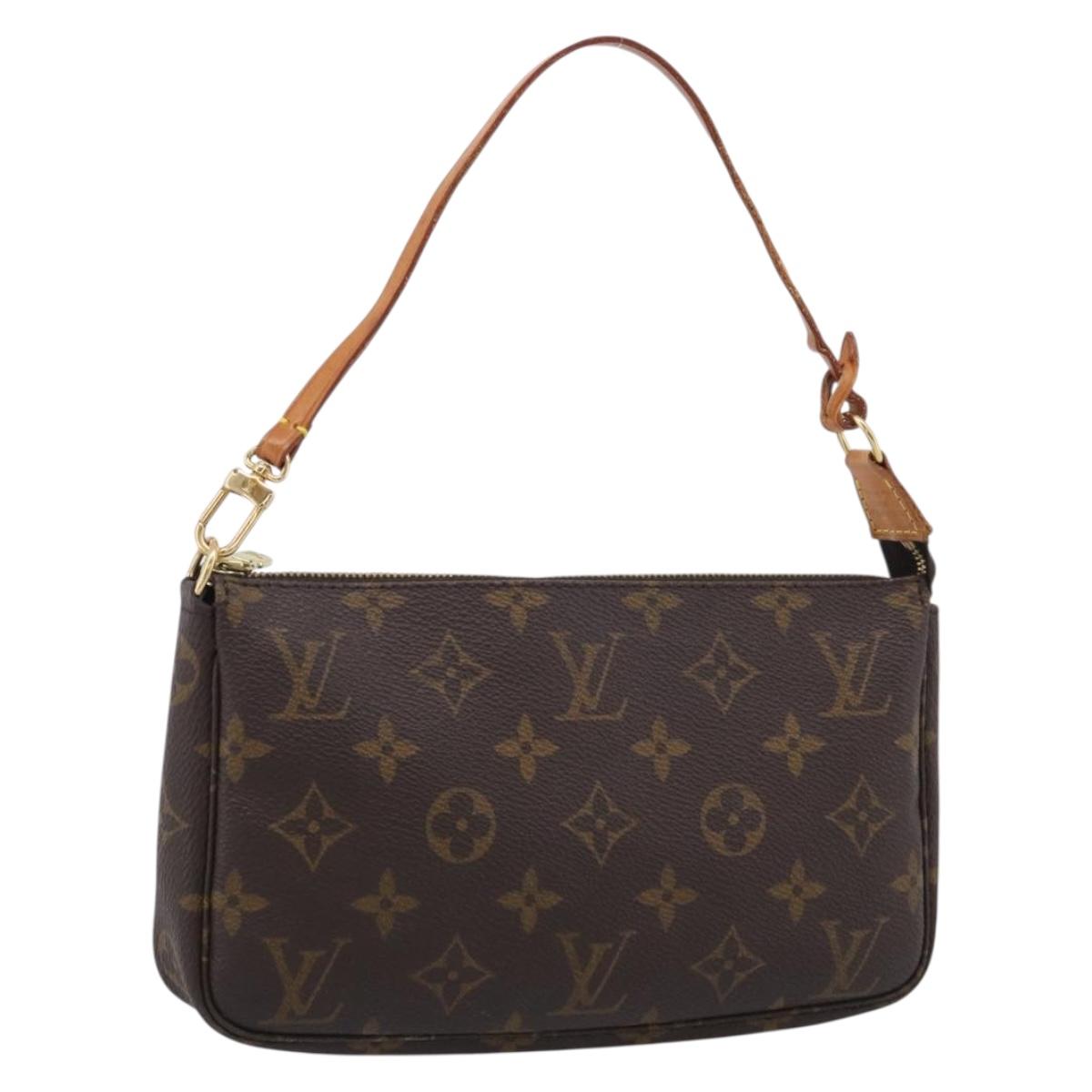 LOUIS VUITTON Monogram Pochette Accessoires Pouch M51980 LV Auth 205315V