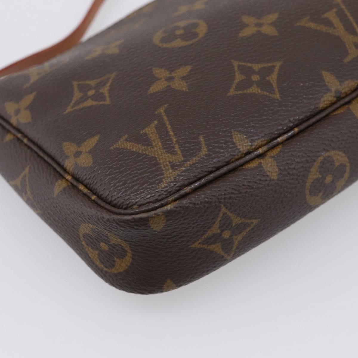 LOUIS VUITTON Monogram Pochette Accessoires Pouch M51980 LV Auth 205315V