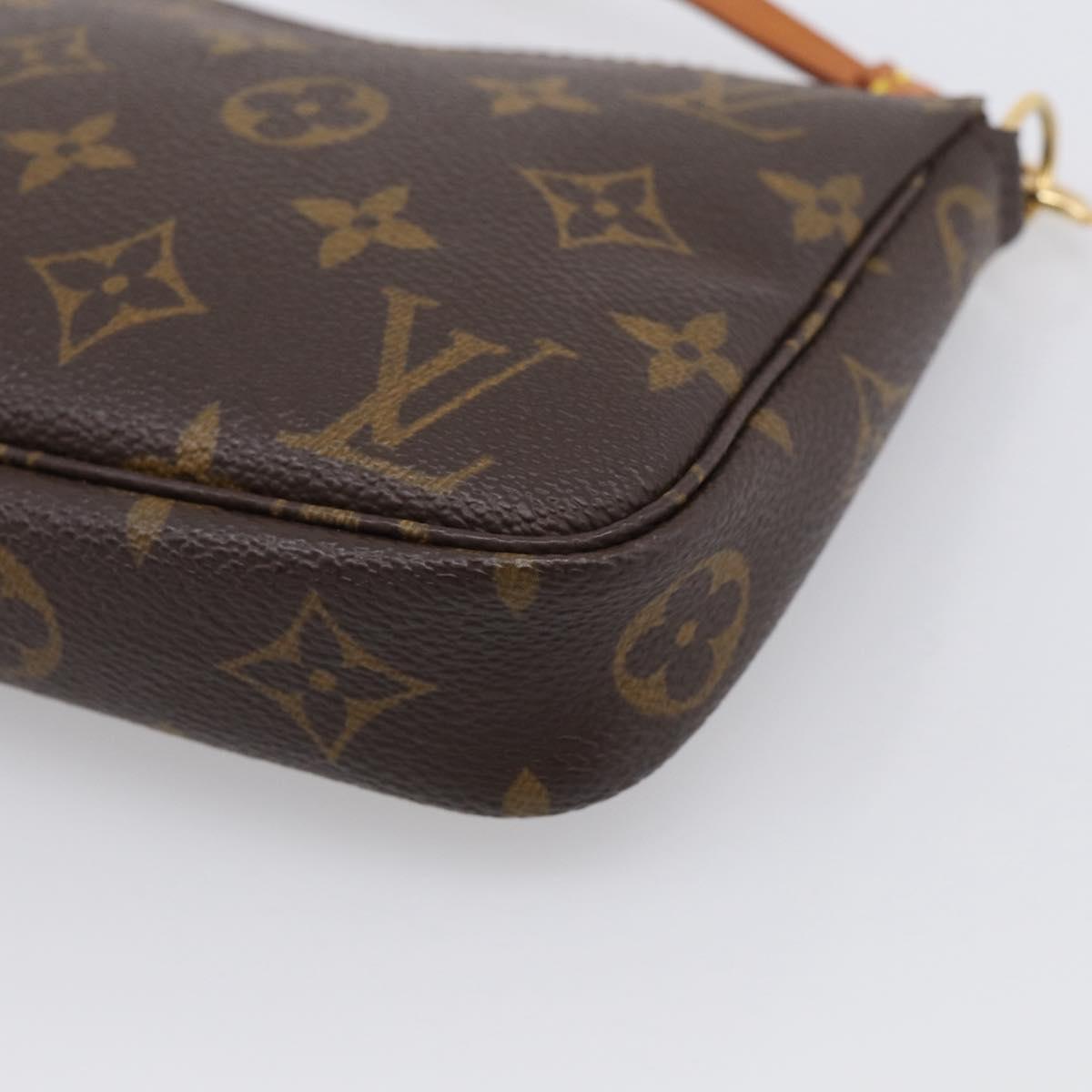 LOUIS VUITTON Monogram Pochette Accessoires Pouch M51980 LV Auth 205315V