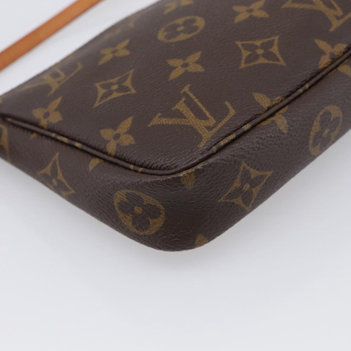 LOUIS VUITTON Monogram Pochette Accessoires Pouch M51980 LV Auth 205315V