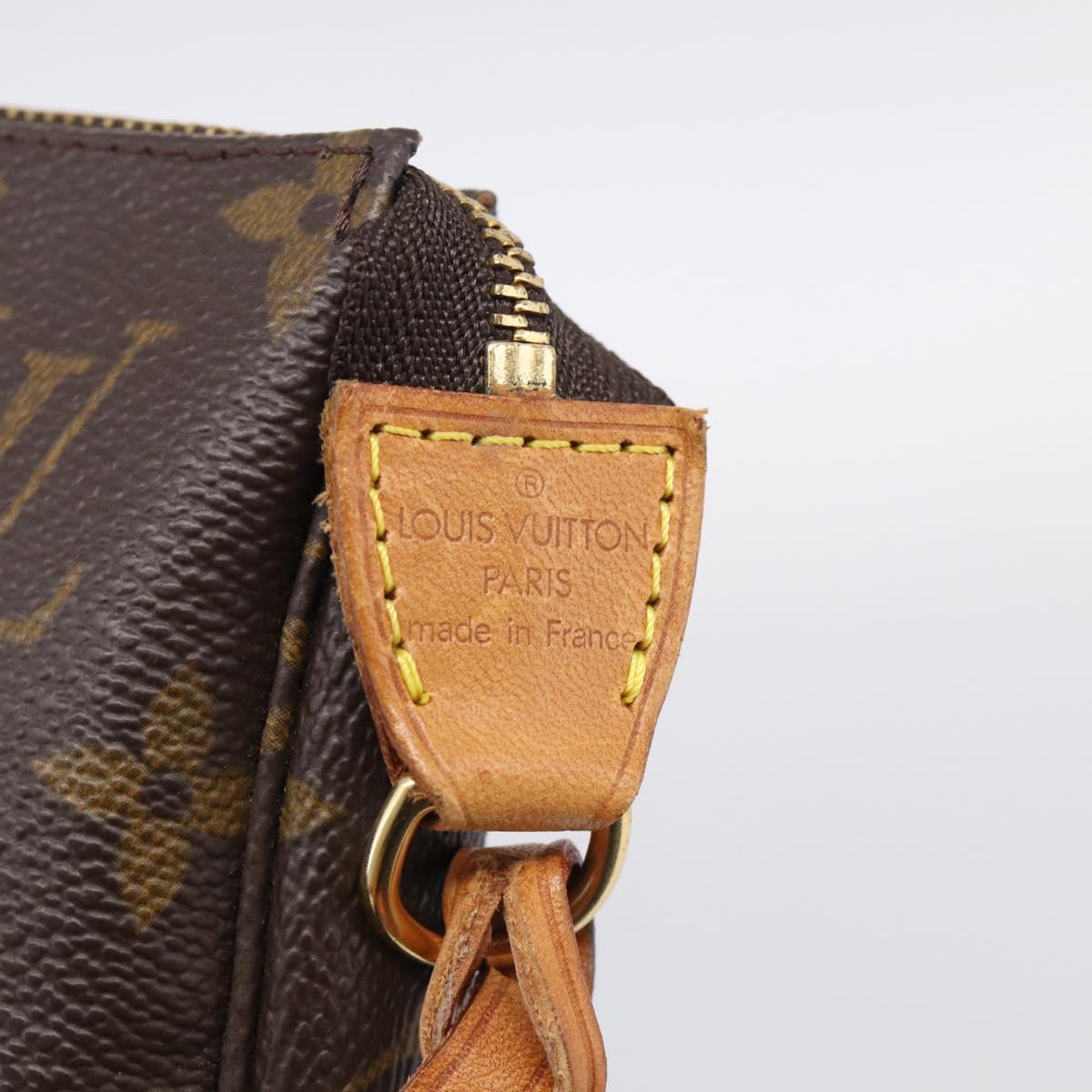 LOUIS VUITTON Monogram Pochette Accessoires Pouch M51980 LV Auth 205315V