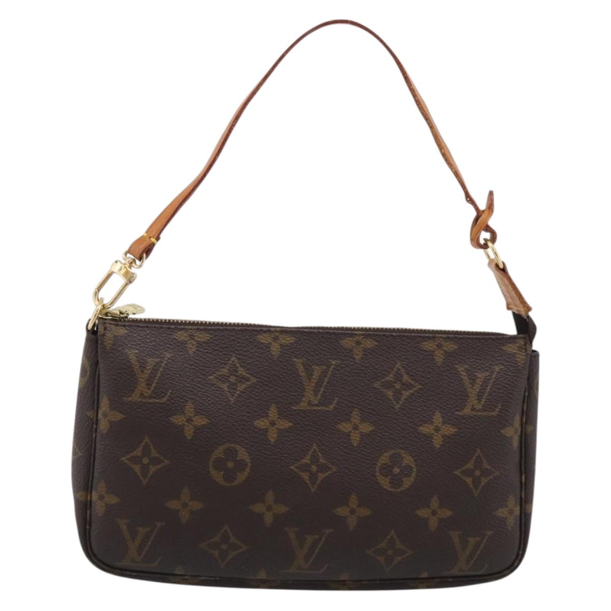 LOUIS VUITTON Monogram Pochette Accessoires Pouch M51980 LV Auth 205315V