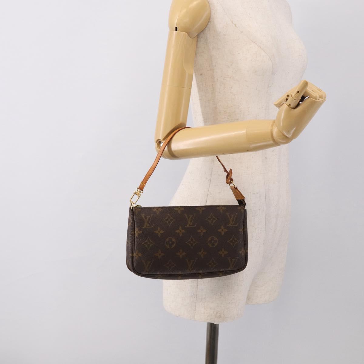 LOUIS VUITTON Monogram Pochette Accessoires Pouch M51980 LV Auth 205315V