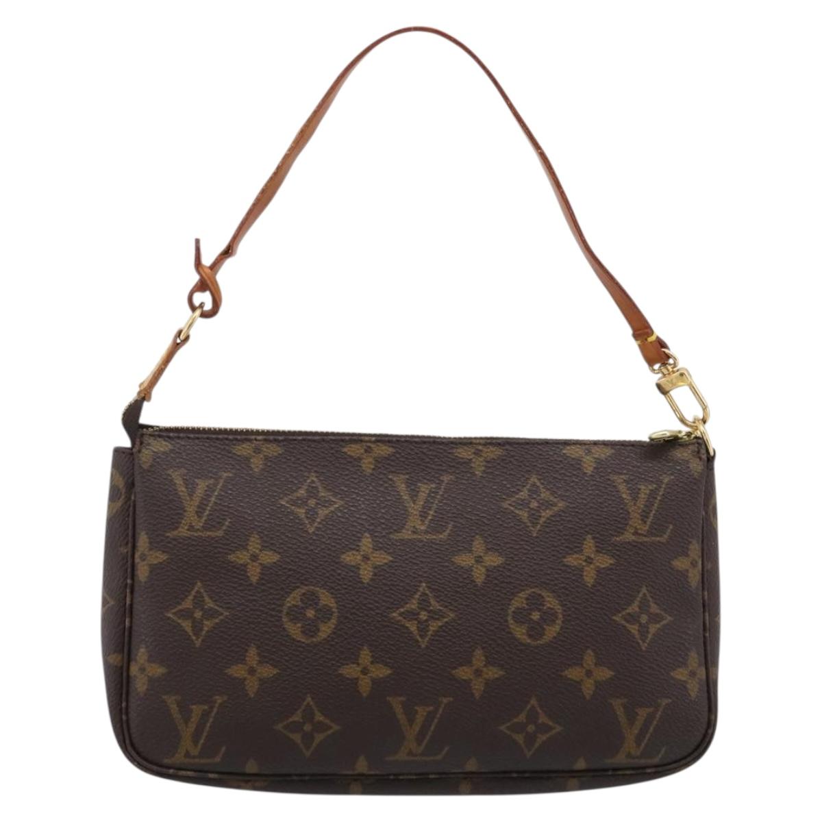 LOUIS VUITTON Monogram Pochette Accessoires Pouch M51980 LV Auth 205315V