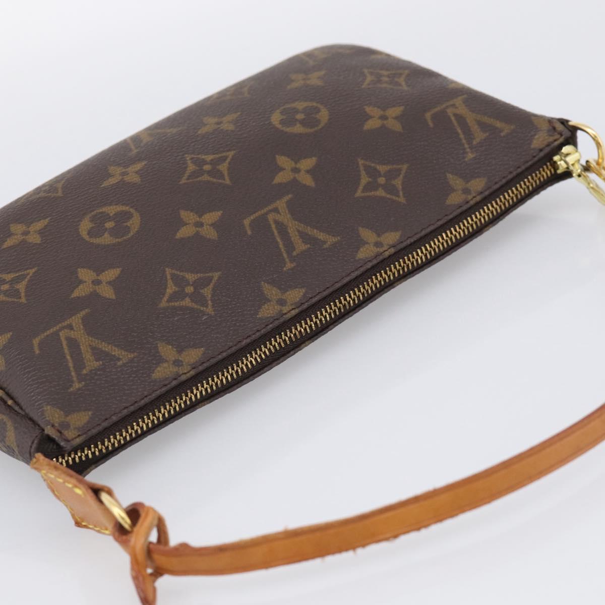 LOUIS VUITTON Monogram Pochette Accessoires Pouch M51980 LV Auth 205315V