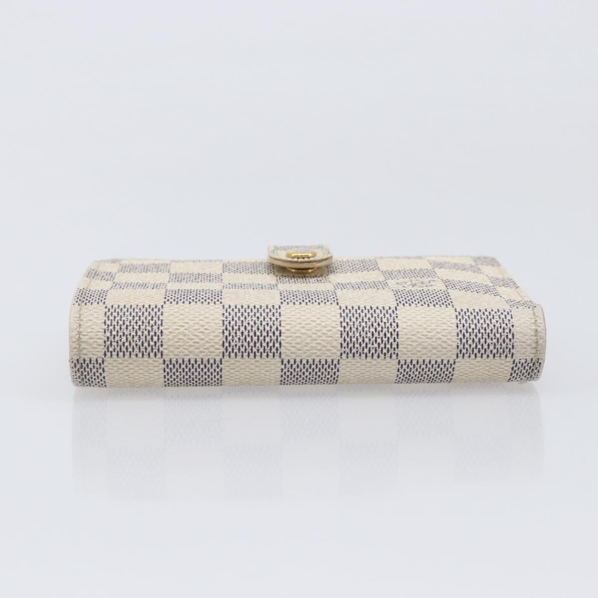 LOUIS VUITTON Damier Azur Portefeuille Viennois Wallet N61676 LV Auth 205320A