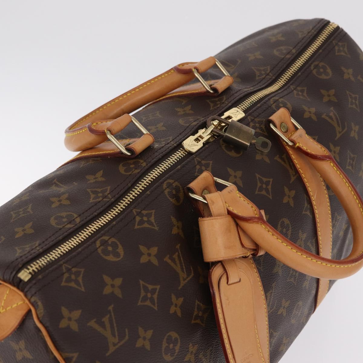 LOUIS VUITTON Monogram Keepall 45 Boston Bag M41428 LV Auth 205337V