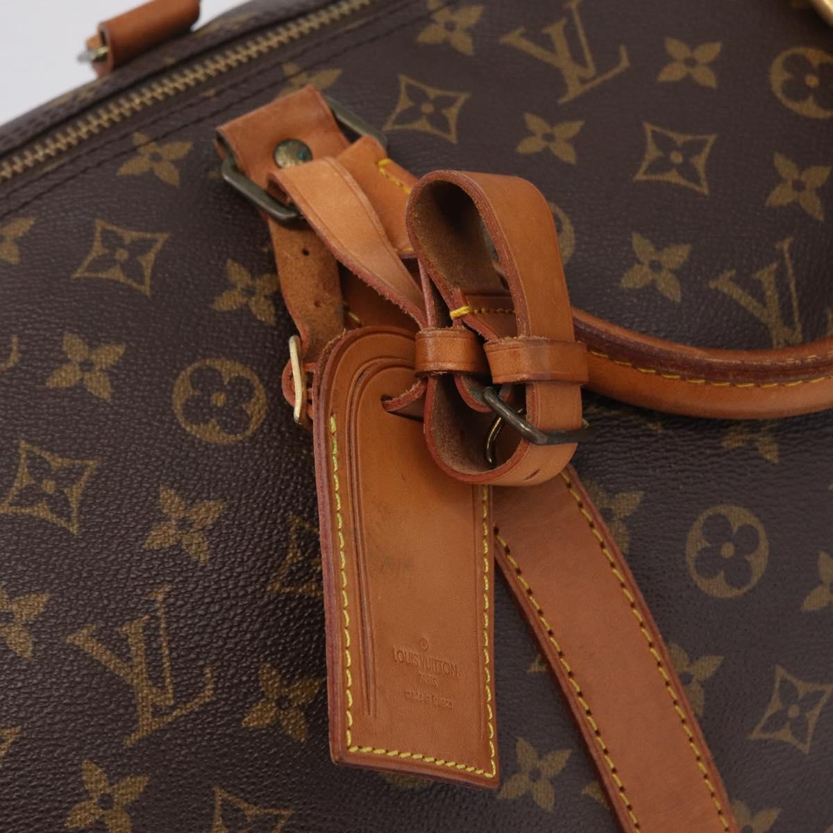 LOUIS VUITTON Monogram Keepall 60 Boston Bag M41422 LV Auth 205364V