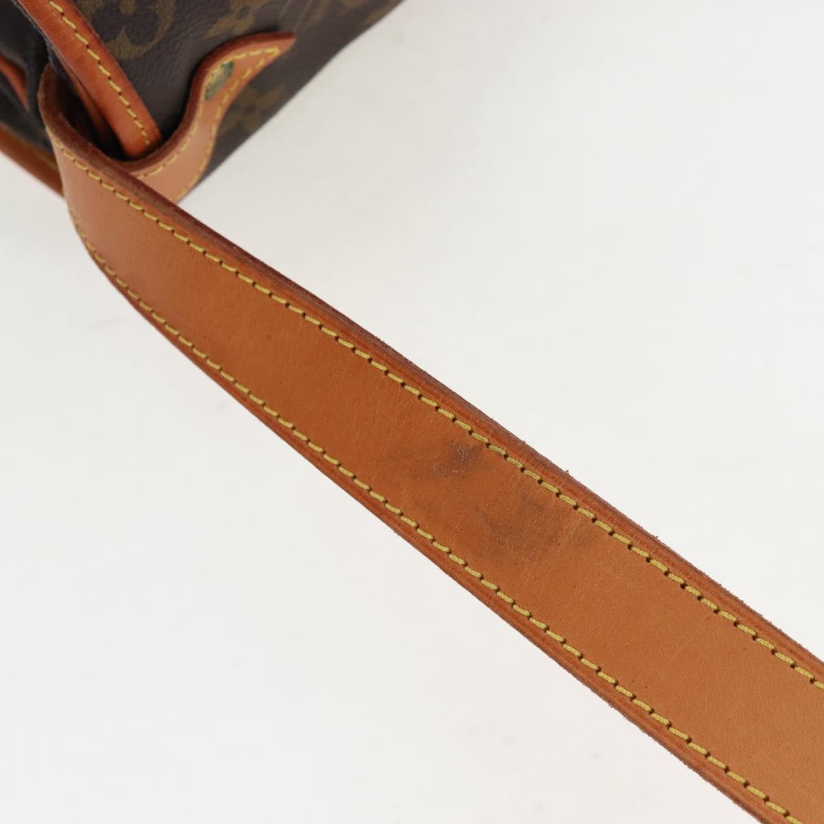 LOUIS VUITTON Monogram Saumur 35 Shoulder Bag M42254 LV Auth 205365V