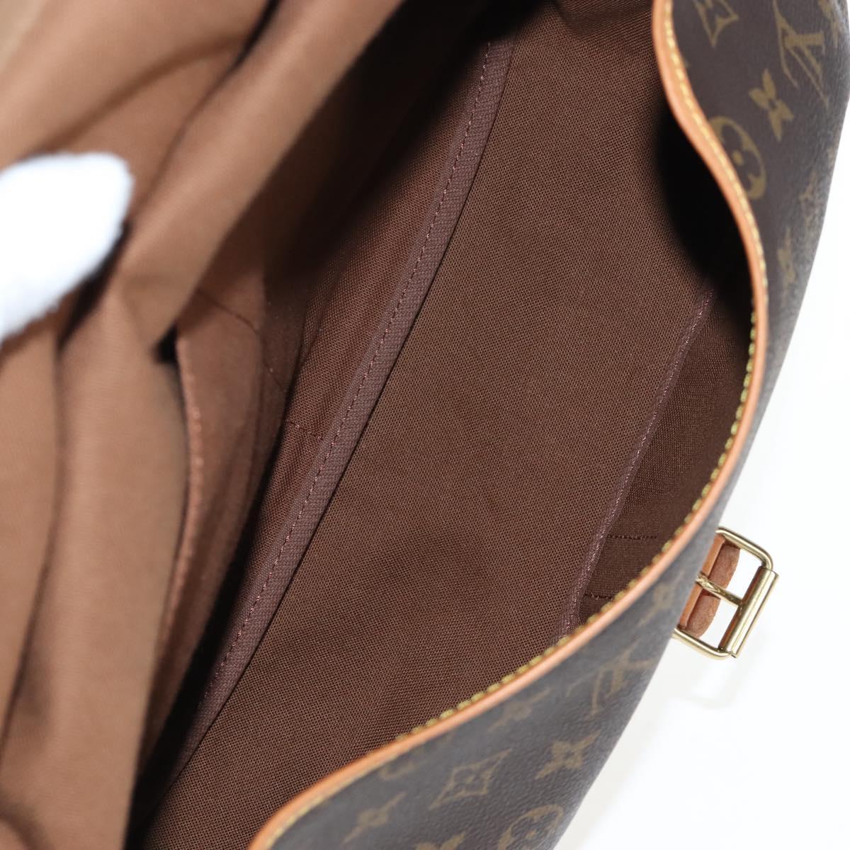 LOUIS VUITTON Monogram Saumur 35 Shoulder Bag M42254 LV Auth 205365V