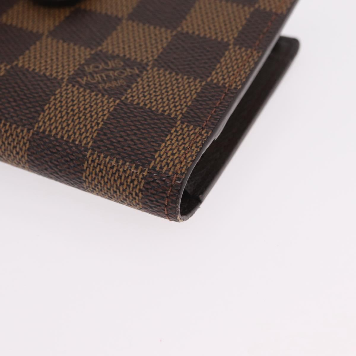 LOUIS VUITTON Ebene Porte Monnaie Billets Viennois Wallet N61664 LV Auth 205376M