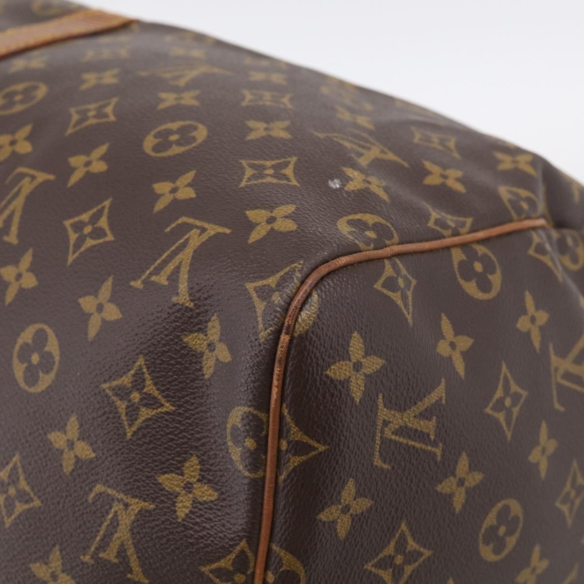 LOUIS VUITTON Monogram Keepall 55 Boston Bag M41424 LV Auth 205401V