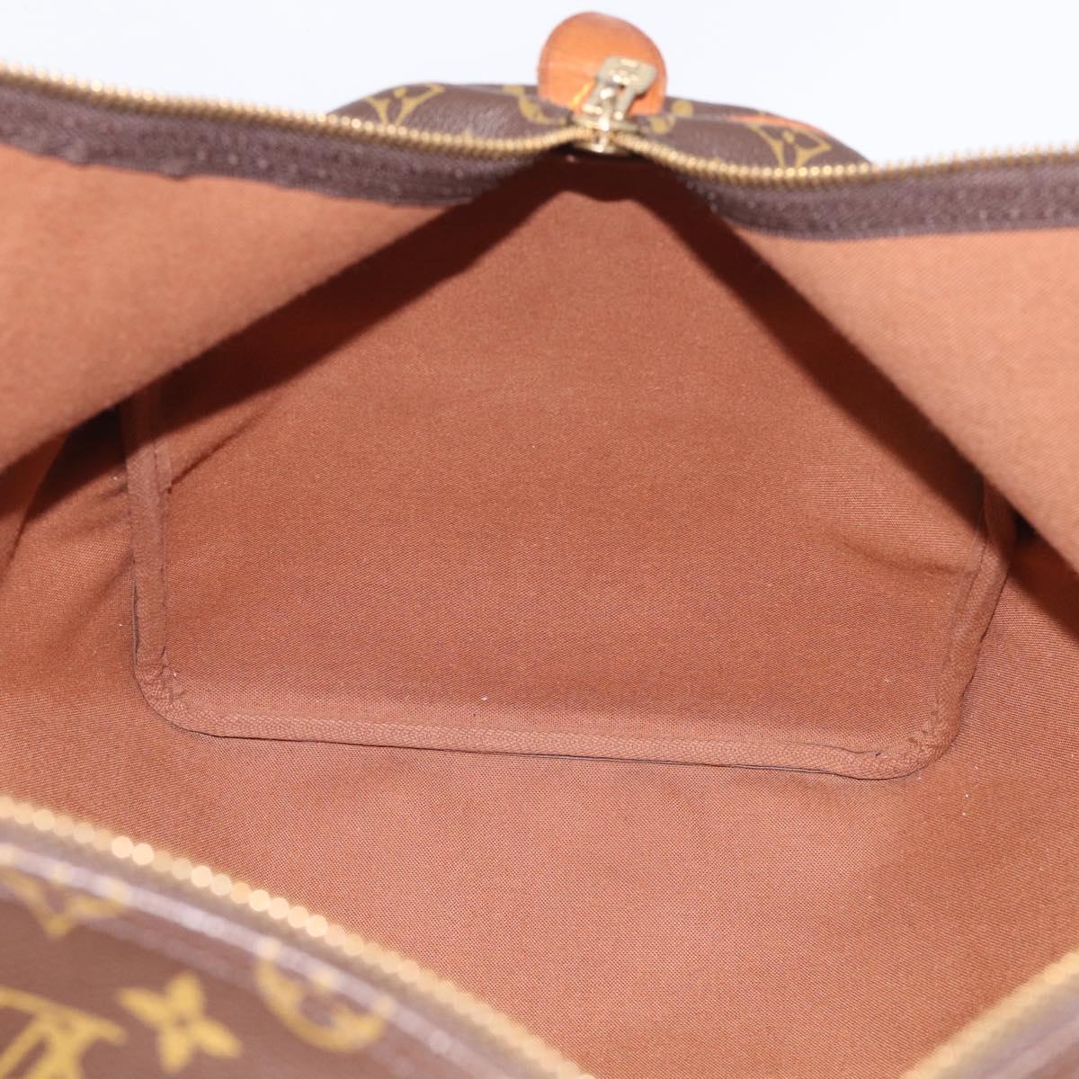 LOUIS VUITTON Monogram Keepall 55 Boston Bag M41424 LV Auth 205401V