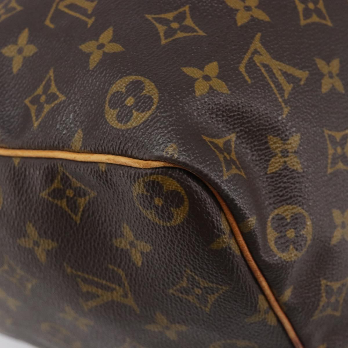 LOUIS VUITTON Monogram Speedy 35 Hand Bag M41524 LV Auth 205410
