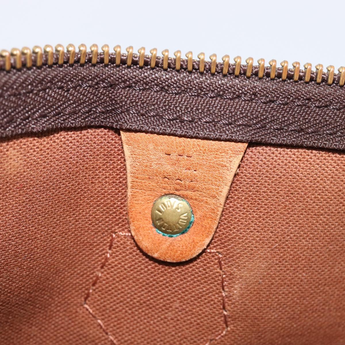 LOUIS VUITTON Monogram Speedy 35 Hand Bag M41524 LV Auth 205410