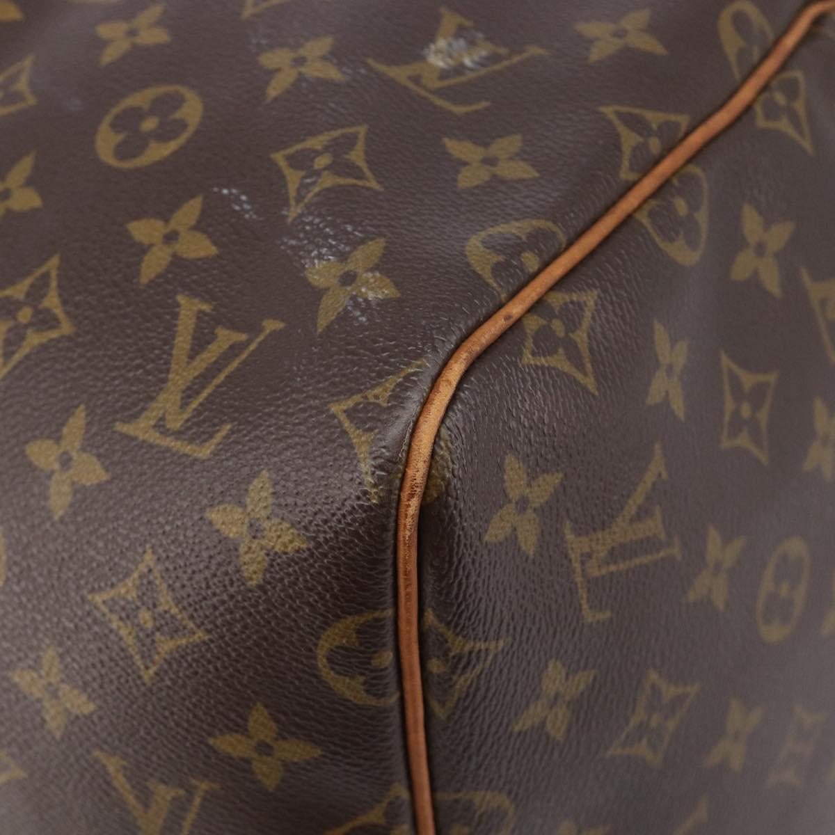 LOUIS VUITTON Monogram Keepall 55 Boston Bag M41424 LV Auth 205411V